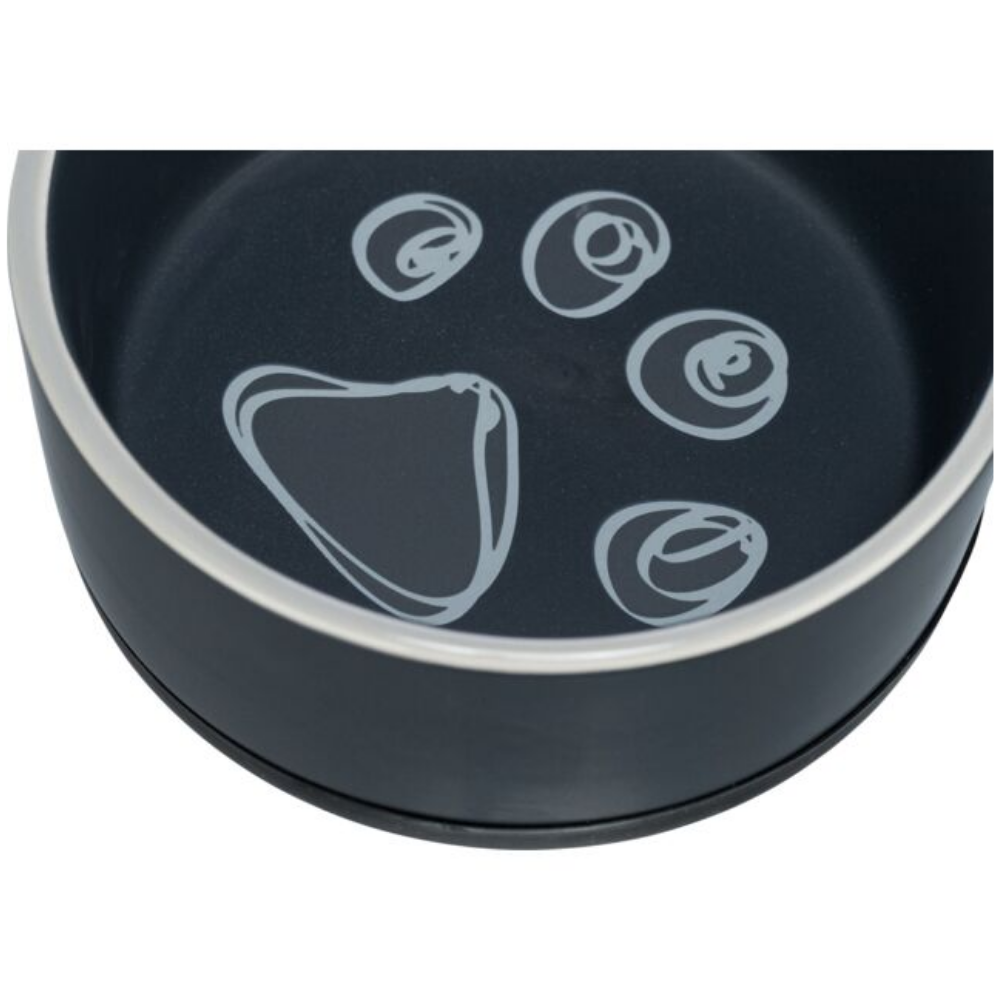Jimmy Ceramic Bowl With Rubber Base